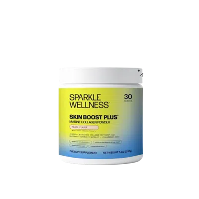 Sparkle Wellness Marine Skin Boost Plus With Verisol Bioactive Collagen Peptides - Peach - 30 Servings