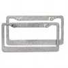 Sparkles Home 2 Set Double Bling Rhinestone License Plate Frames In Silver