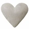 Sparkles Home Montaigne Heart Shaped Pillow In Grey In Neutral