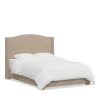 Sparrow & Wren Amalia Bed In Plush Boucle, Full In Camel