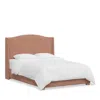 Sparrow & Wren Amalia Bed In Plush Boucle, Twin In Blush