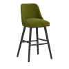 Sparrow & Wren Anita Bar Stool In Velvet Applegreen
