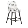 Sparrow & Wren Anita Counter Stool In Nigel Charcoal
