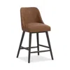 Sparrow & Wren Anita Counter Stool In Sonoran Saddle Brown