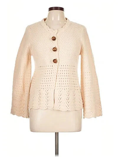 Pre-owned Sparrow Cardigan Sweater In Ivory