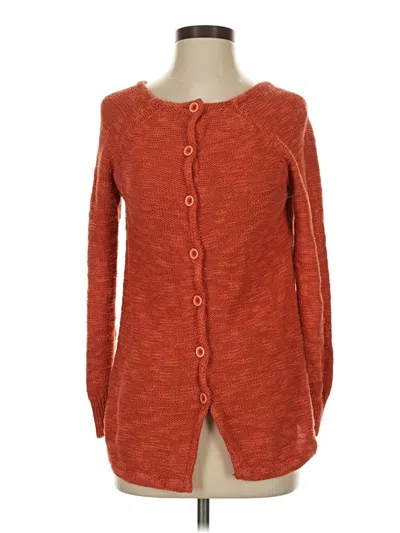 Pre-owned Sparrow Cardigan Sweater In Orange