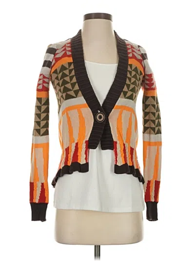 Pre-owned Sparrow Cardigan Sweater In Orange
