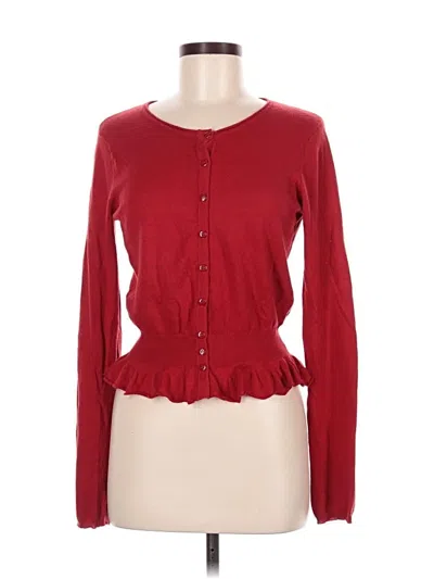 Pre-owned Sparrow Cardigan Sweater In Red