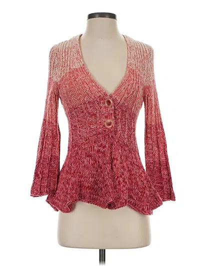Pre-owned Sparrow Cardigan Sweater In Red