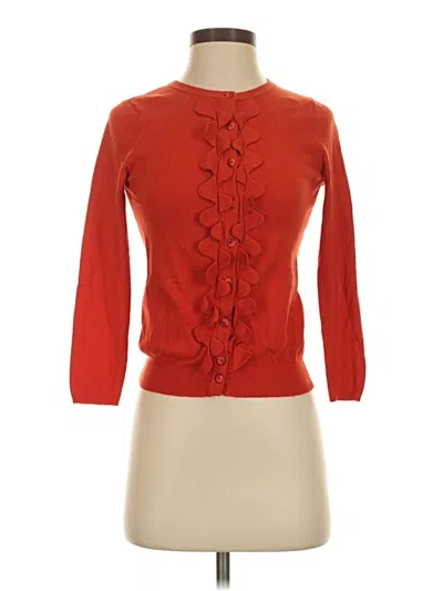 Pre-owned Sparrow Cardigan Sweater In Red