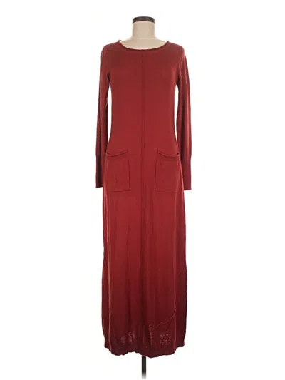 Pre-owned Sparrow Casual Dress In Burgundy