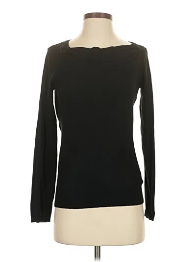 Pre-owned Sparrow Long Sleeve Top Black Boatneck Tops