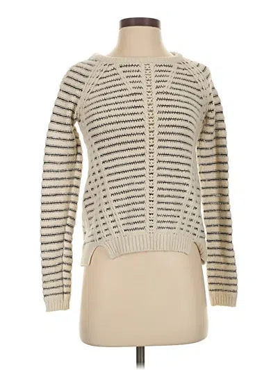 Pre-owned Sparrow Long Sleeve Top Ivory Turtleneck Tops In White