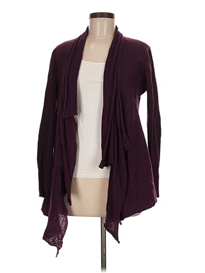 Pre-owned Sparrow Wool Cardigan Sweater In Burgundy