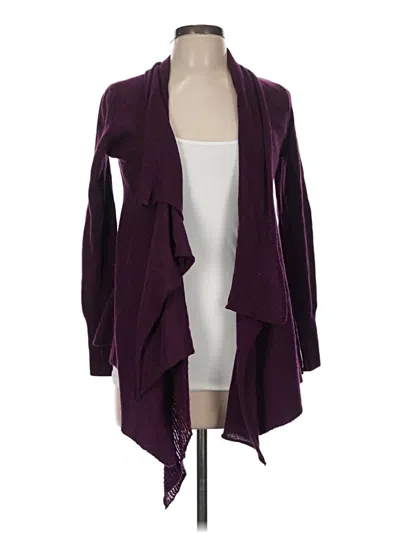 Pre-owned Sparrow Wool Cardigan Sweater In Purple