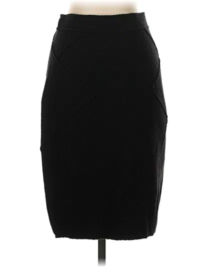 Pre-owned Sparrow Wool Skirt In Black