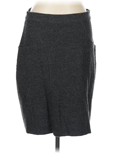 Pre-owned Sparrow Wool Skirt In Gray