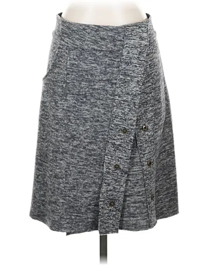 Pre-owned Sparrow Wool Skirt In Gray