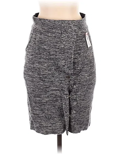 Pre-owned Sparrow Wool Skirt In Gray