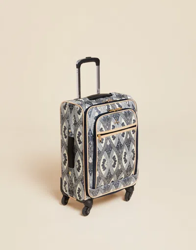 Spartina 449 20" Expandable Rolling Suitcase Ashley River In Gray