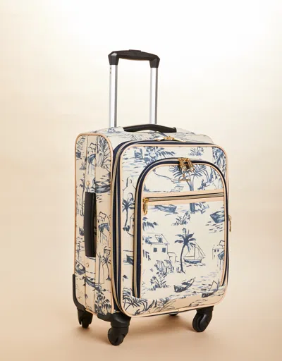 Spartina 449 20" Expandable Rolling Suitcase Daise Seascape