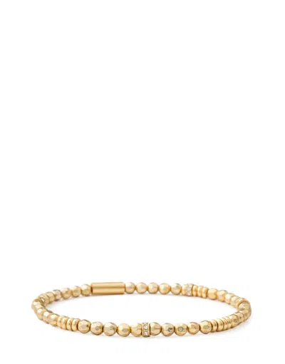 Spartina 449 4mm Stretch Bracelet Faceted In Green