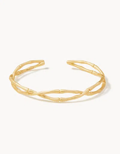 Spartina 449 Bamboo Cuff Bracelet In Gold