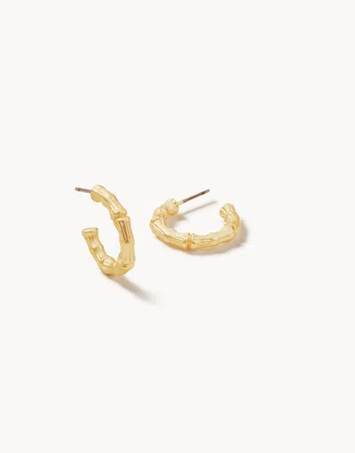Spartina 449 Bamboo Hoop Earrings In Neutral