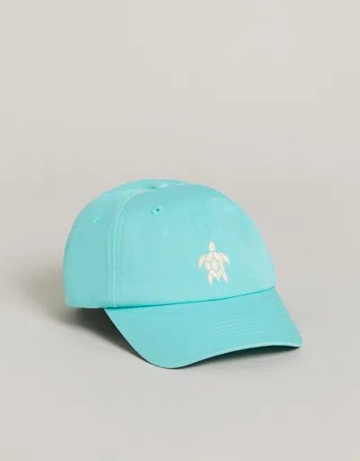 Spartina 449 Baseball Hat Sea Turtle/sea Foam In Blue