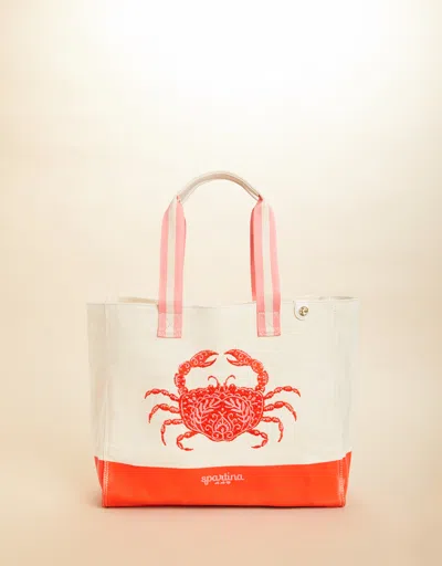 Spartina 449 Beach Tote Red Crab