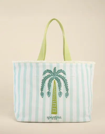 Spartina 449 Beach Tote Sea Foam Palm