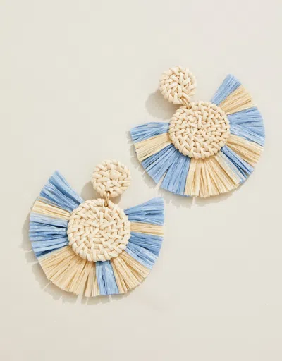 Spartina 449 Callawassie Earrings Blue In Brown