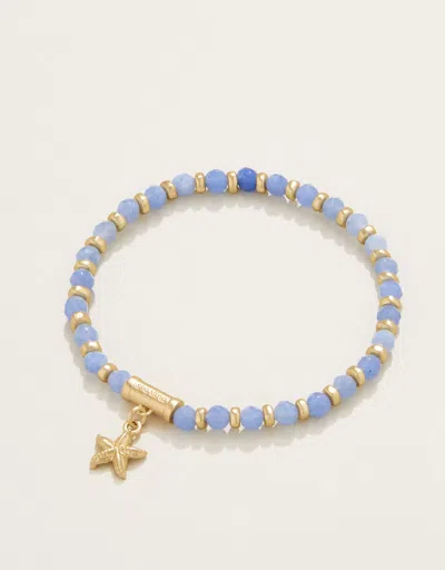 Spartina 449 Calm Waters Stretch Bracelet Blue Aventurine
