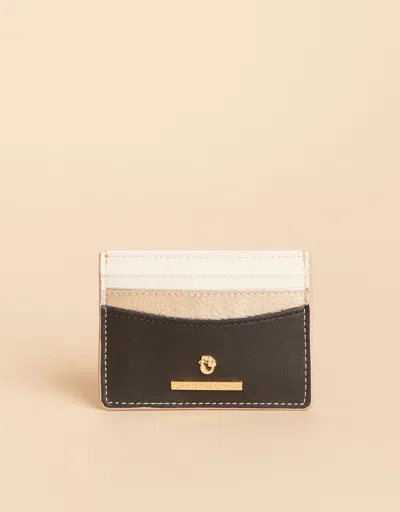 Spartina 449 Card Holder Black Gold Colorblock