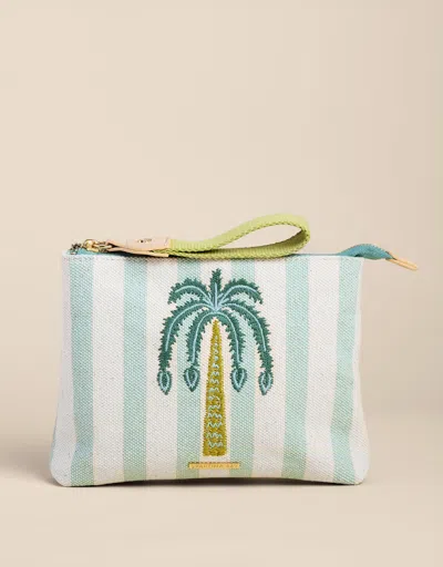 Spartina 449 Carina Wristlet Sea Foam Palm