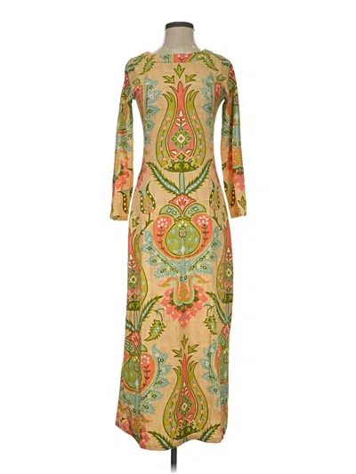 Pre-owned Spartina 449 Casual Dress In Gold