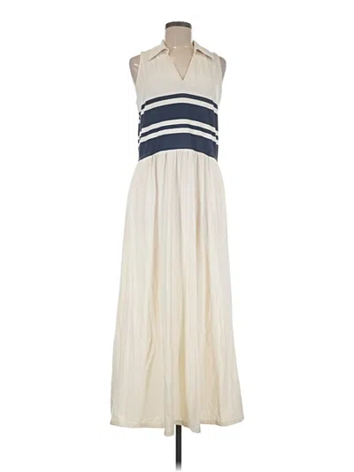 Pre-owned Spartina 449 Casual Dress In Ivory