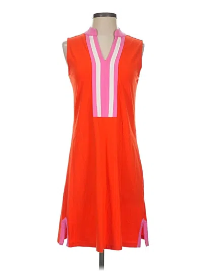 Pre-owned Spartina 449 Casual Dress In Orange