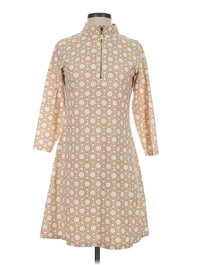 Pre-owned Spartina 449 Casual Dress In Tan