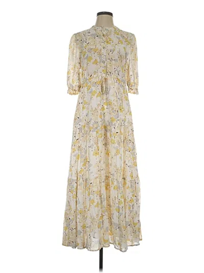 Pre-owned Spartina 449 Casual Dress In Yellow