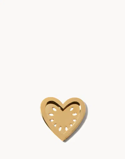 Spartina 449 Classic Heart Locket Photo Holder In Gold