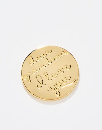 Spartina 449 Classic Locket Note Dear Grandma I Love You In Gold