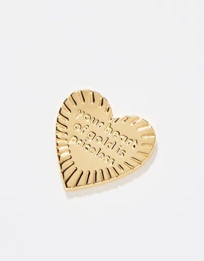 Spartina 449 Classic Locket Note Heart Priceless In Gold