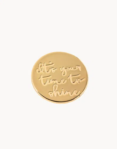 Spartina 449 Classic Locket Note Its Your Time To Shine In Gold