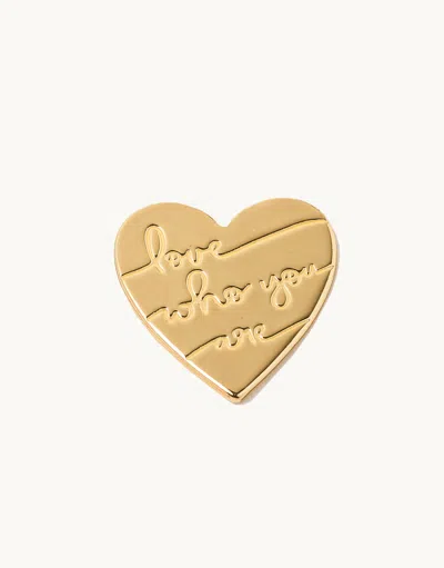Spartina 449 Classic Locket Note Love Who You Are In Gold