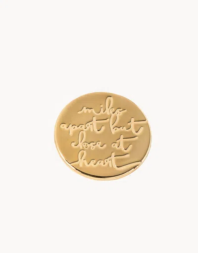 Spartina 449 Classic Locket Note Miles Apart In Gold