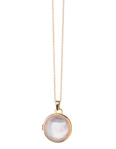 Spartina 449 Classic Round Locket Necklace In Gold