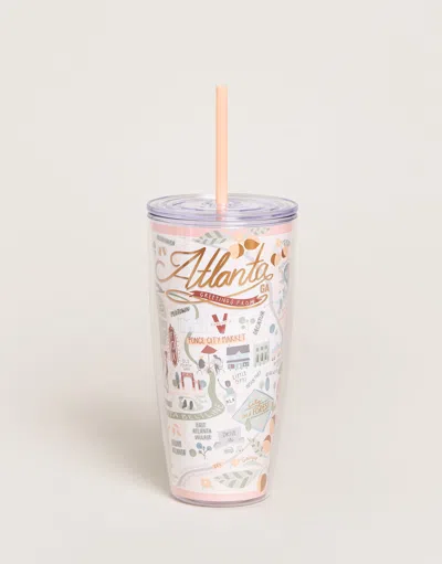 Spartina 449 Clear Drink Tumbler 24 Oz. Atlanta In Neutral