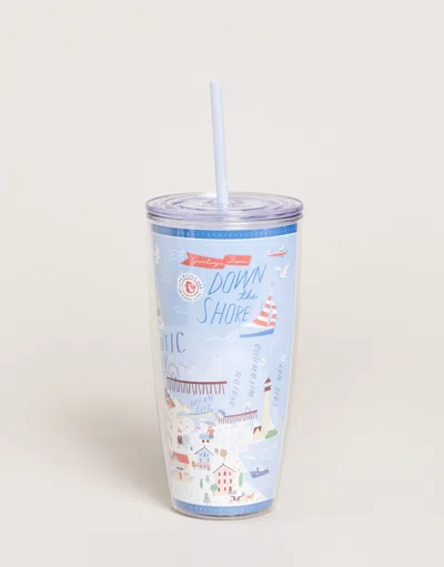 Spartina 449 Clear Drink Tumbler 24 Oz. Down The Shore