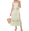 Spartina 449 Coastal Dreams Dabney Midi Dress In Green In Green